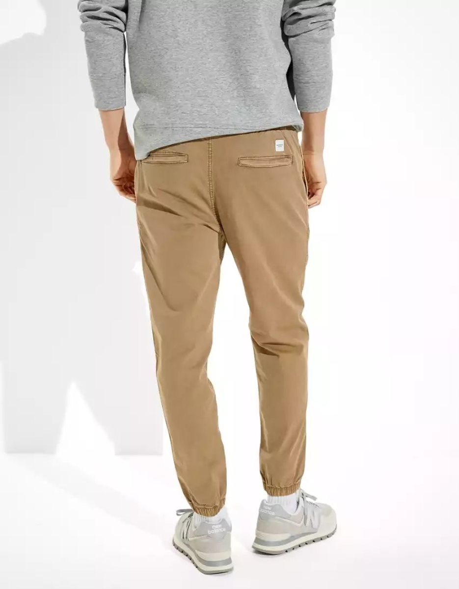 Pantalon American Eagle AE Trekker Jogger Kaki Homme | LFX-17201930